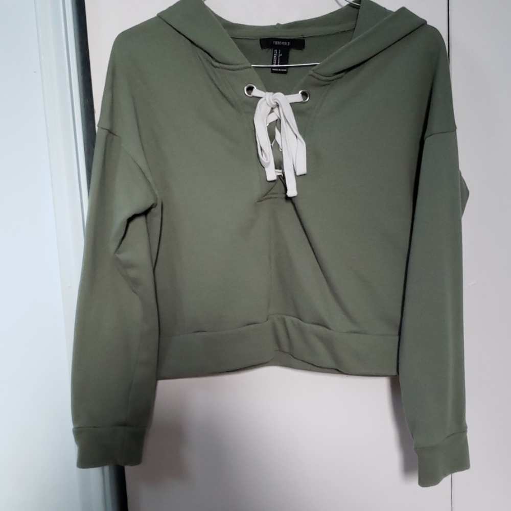 Forever 21 Cropped Hoodie